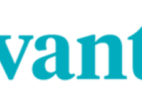 Svante logo turquoise text on blank background