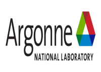 Argonne National Laboratory logo with green, red and blue triangle graphic next to black text