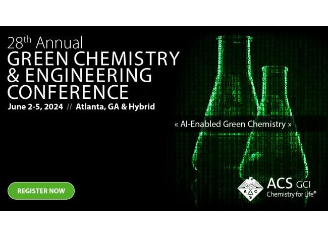 28th Annual Green Chemistry & Engineering Conference | Green Chemistry ...