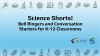 Screen capture of the first slide of the Science Shorts slide deck
